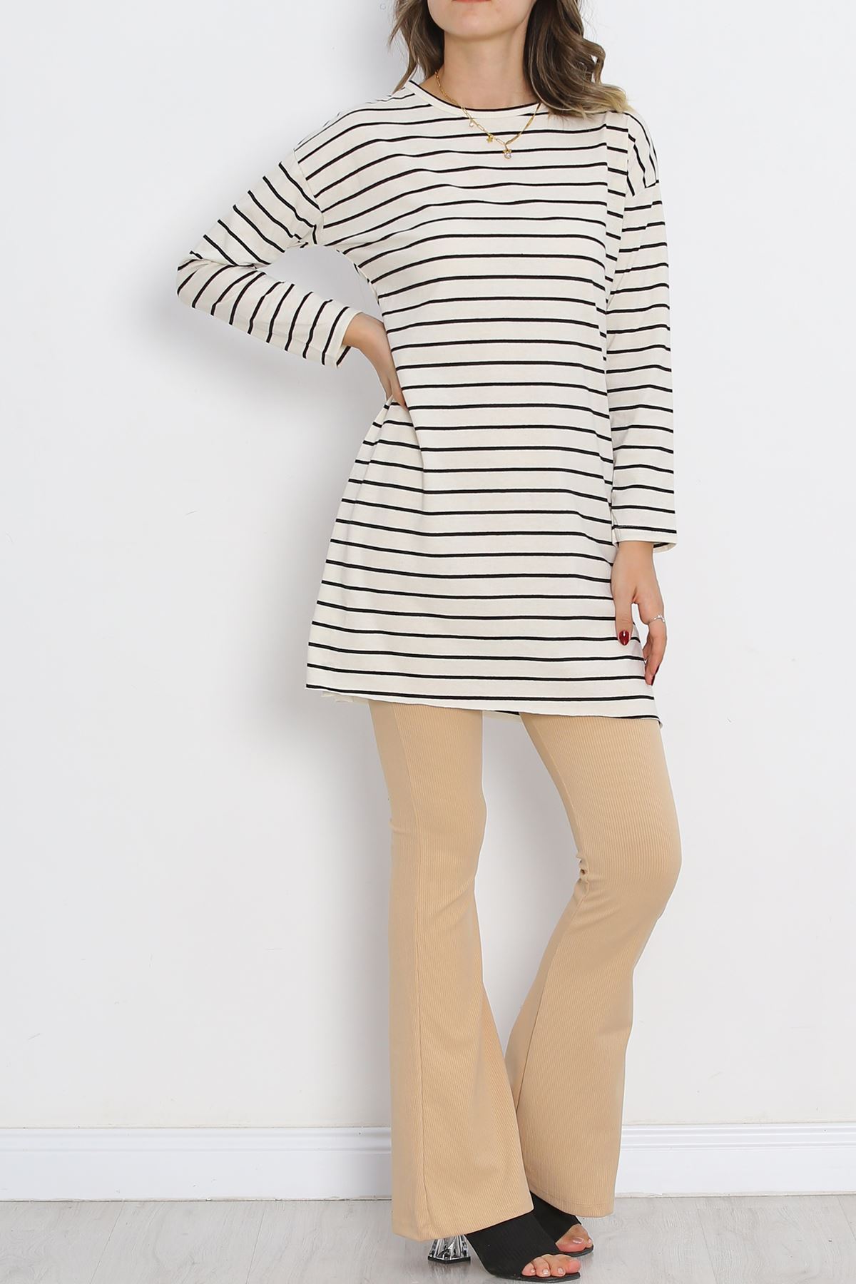 Striped Tunic Ecru - 11313.1567.