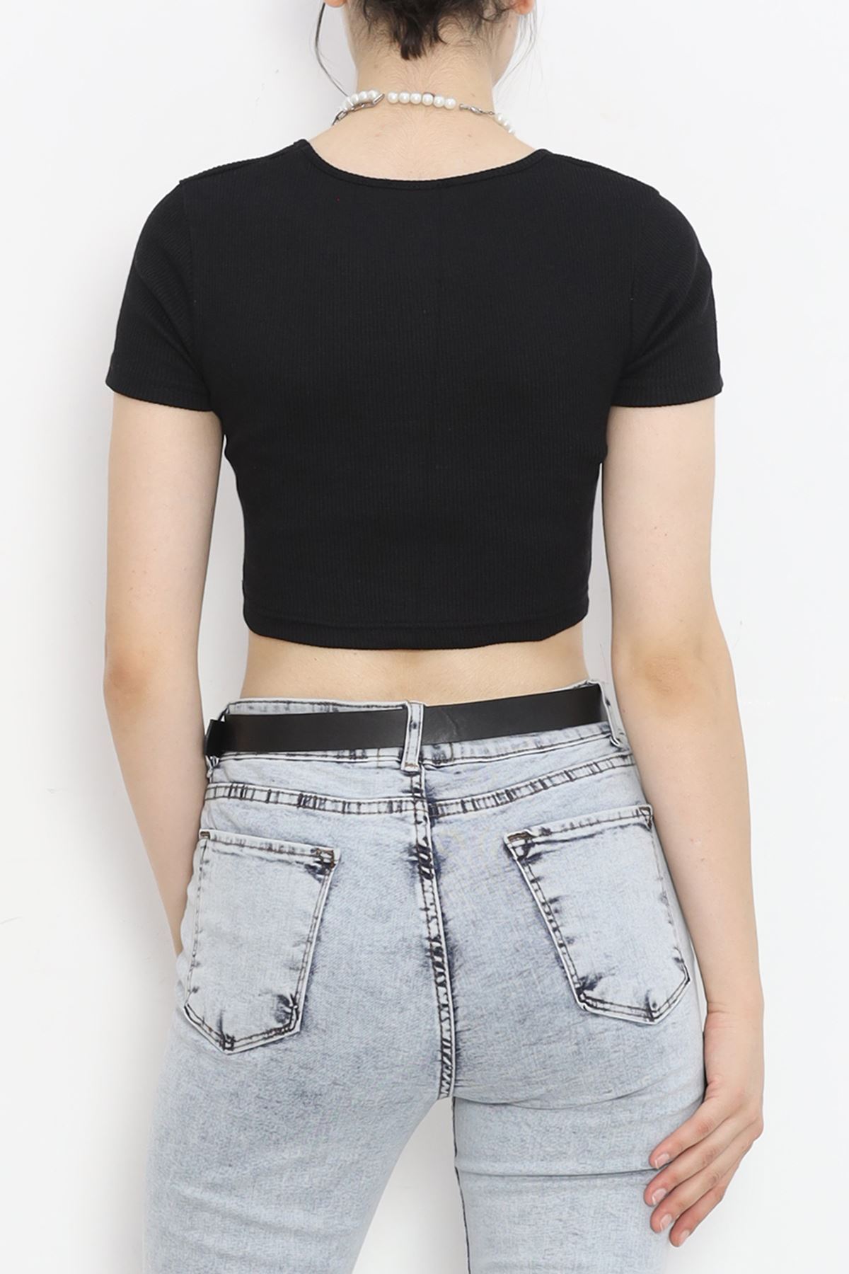 Low-cut Crop Body Black - 4121.1567.