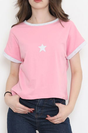 Printed T-shirt Pink - 16555.1567.