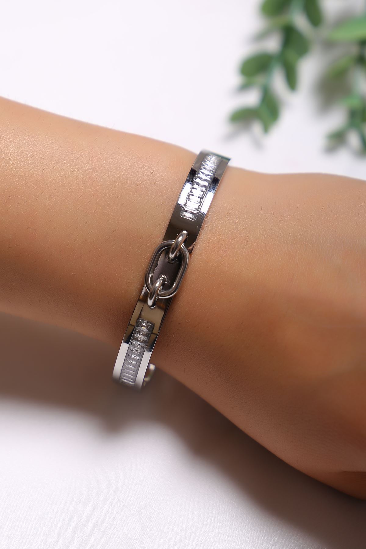 Steel Bracelet Silver1 - 18268.1805.