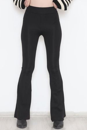 Flared Leggings Black1 - 9279.1098.