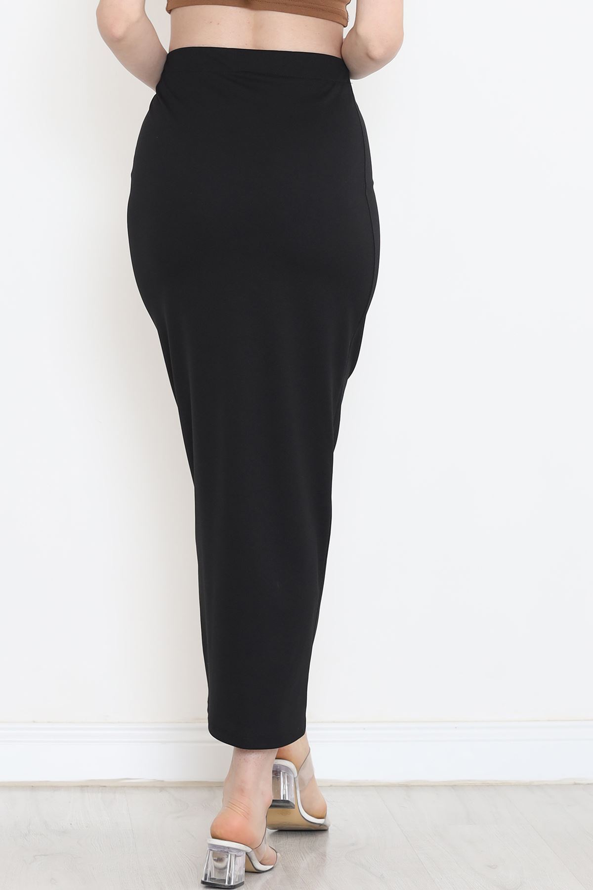 Scuba Fabric Pencil Skirt Black - 20253.1778.