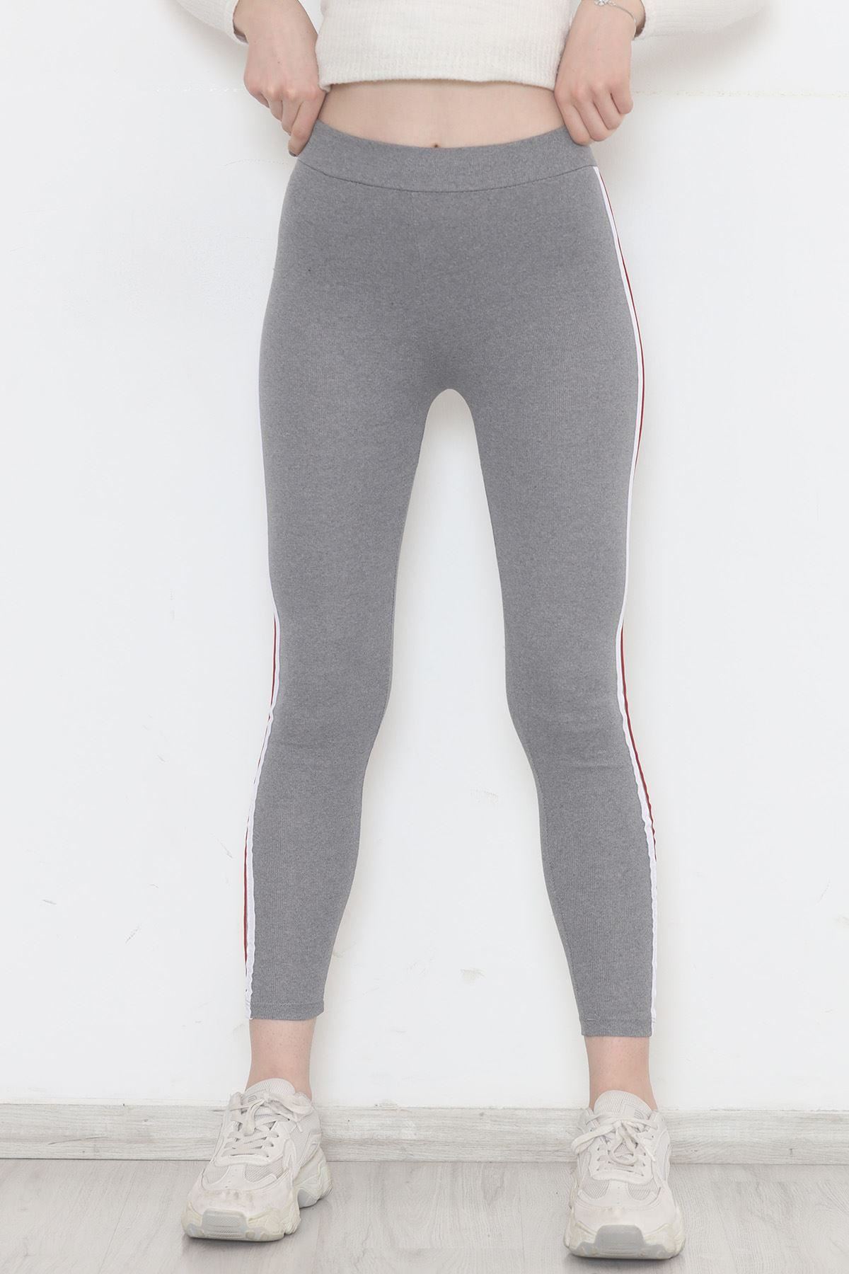 Double Stripe Ribbed Leggings Grikred - 9948.1567.