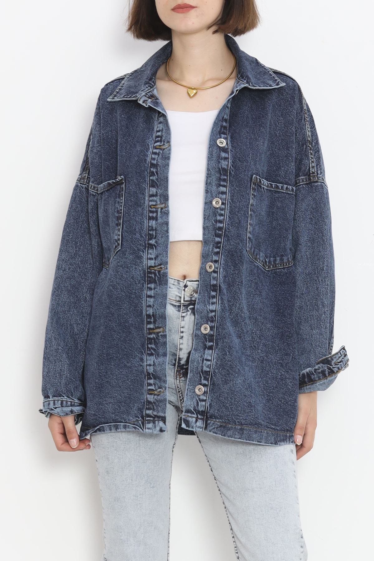 Jeans Jacket Blue with Front Pockets - 16697.1778.