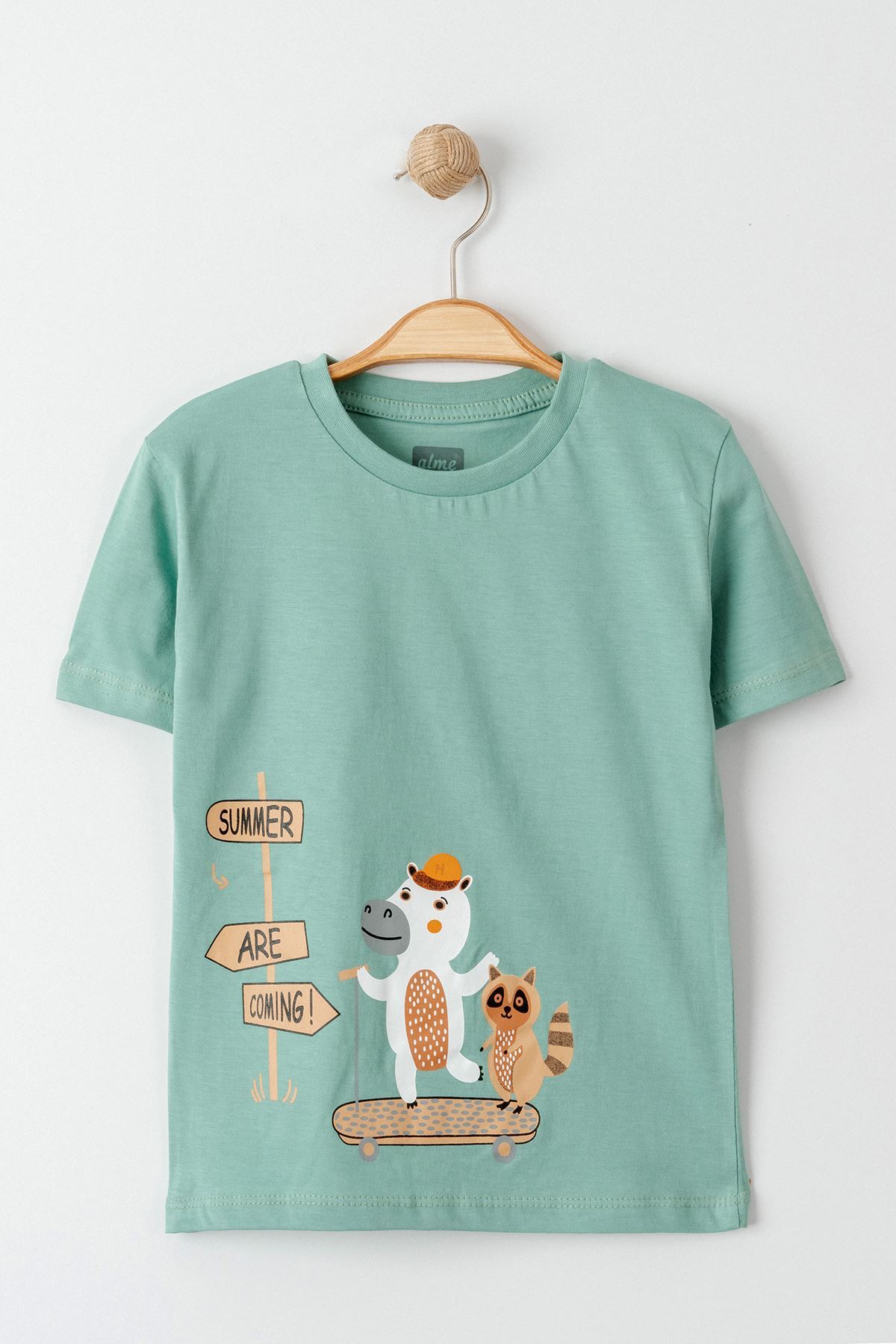 1-4 Years Printed Kids T-Shirt Mint - 124029.1576.