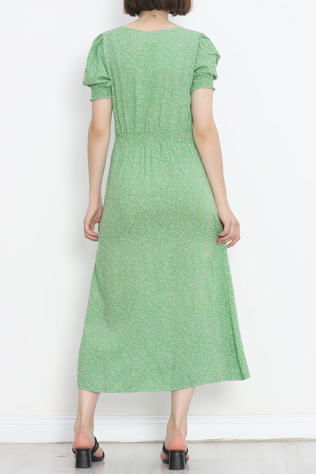 Kiss Collar Dress Green2 - 696.1247.