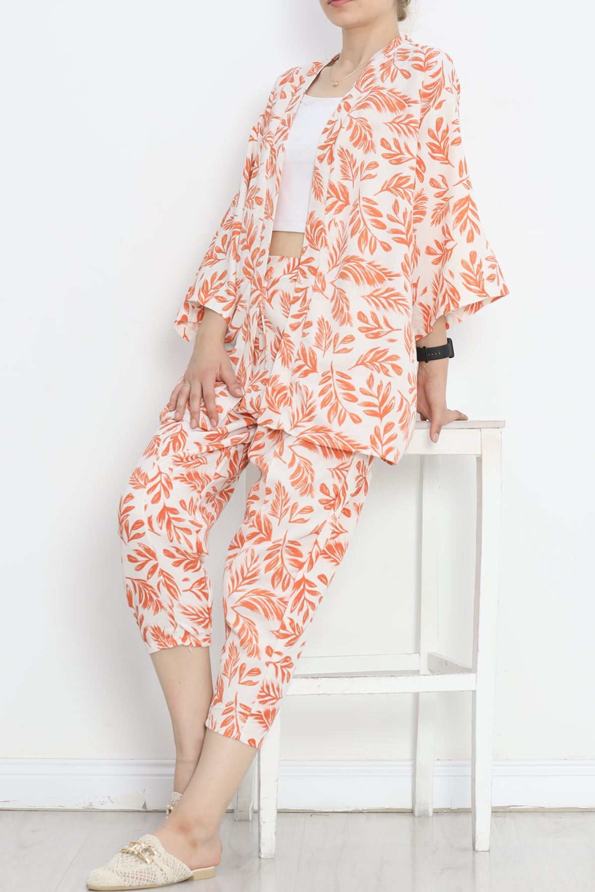 Kimono Set White-Orange - 152342.701.