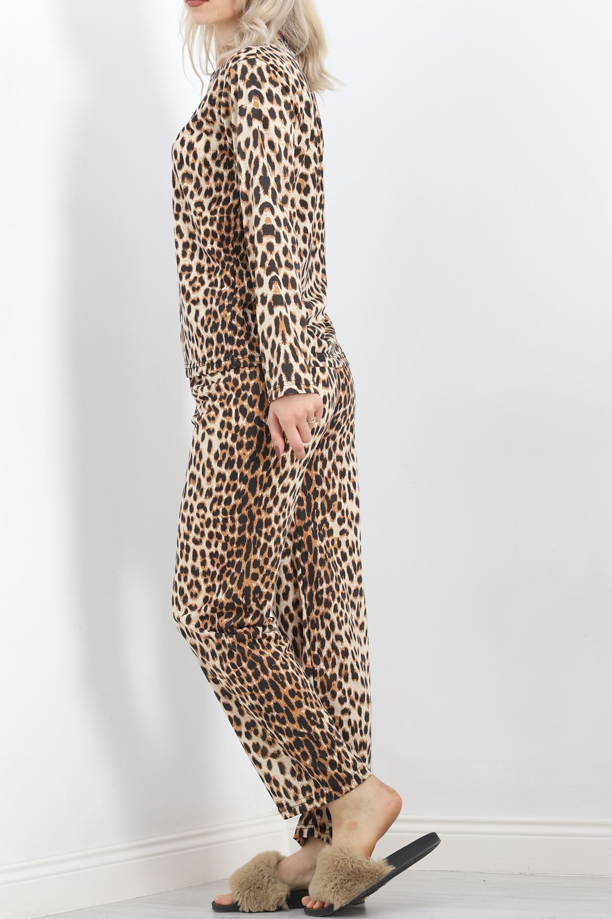 Alt Üst Aynı Rotasyon Pijama Takımı Leopar - 788.1287.