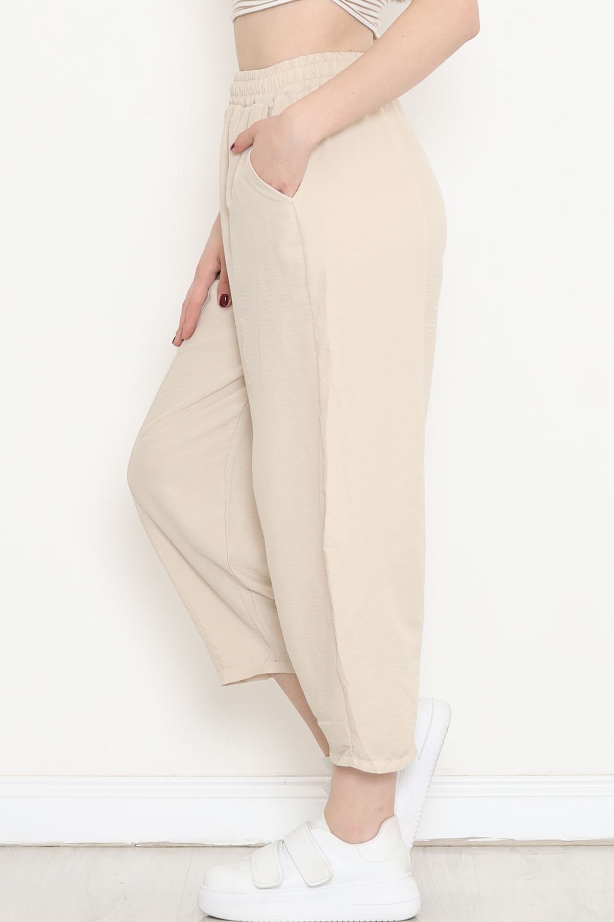 Çımalı Shalwar Pants Stone - 320.1247.