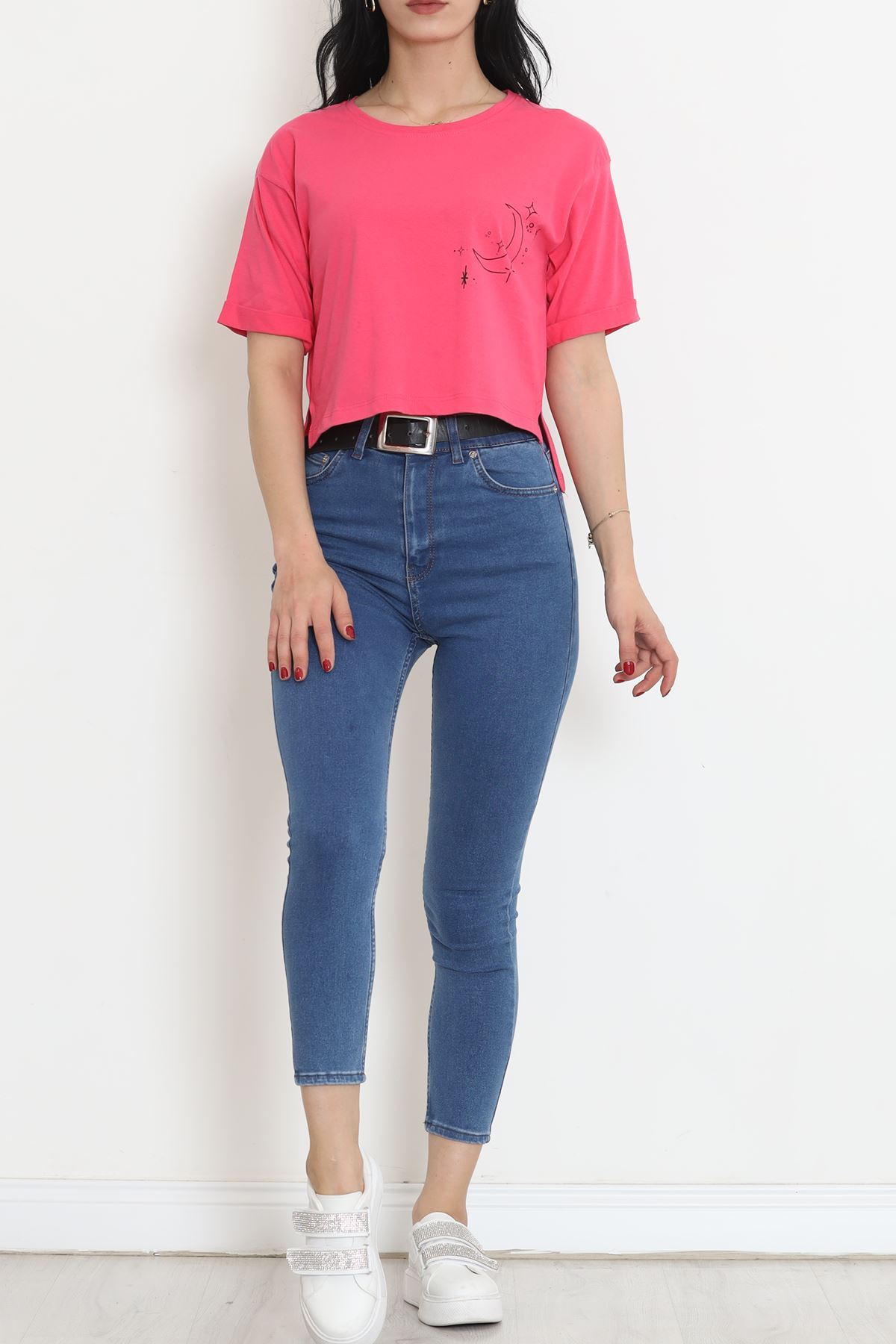 Printed Crop T-shirt Koyupembe - 18667.1567.