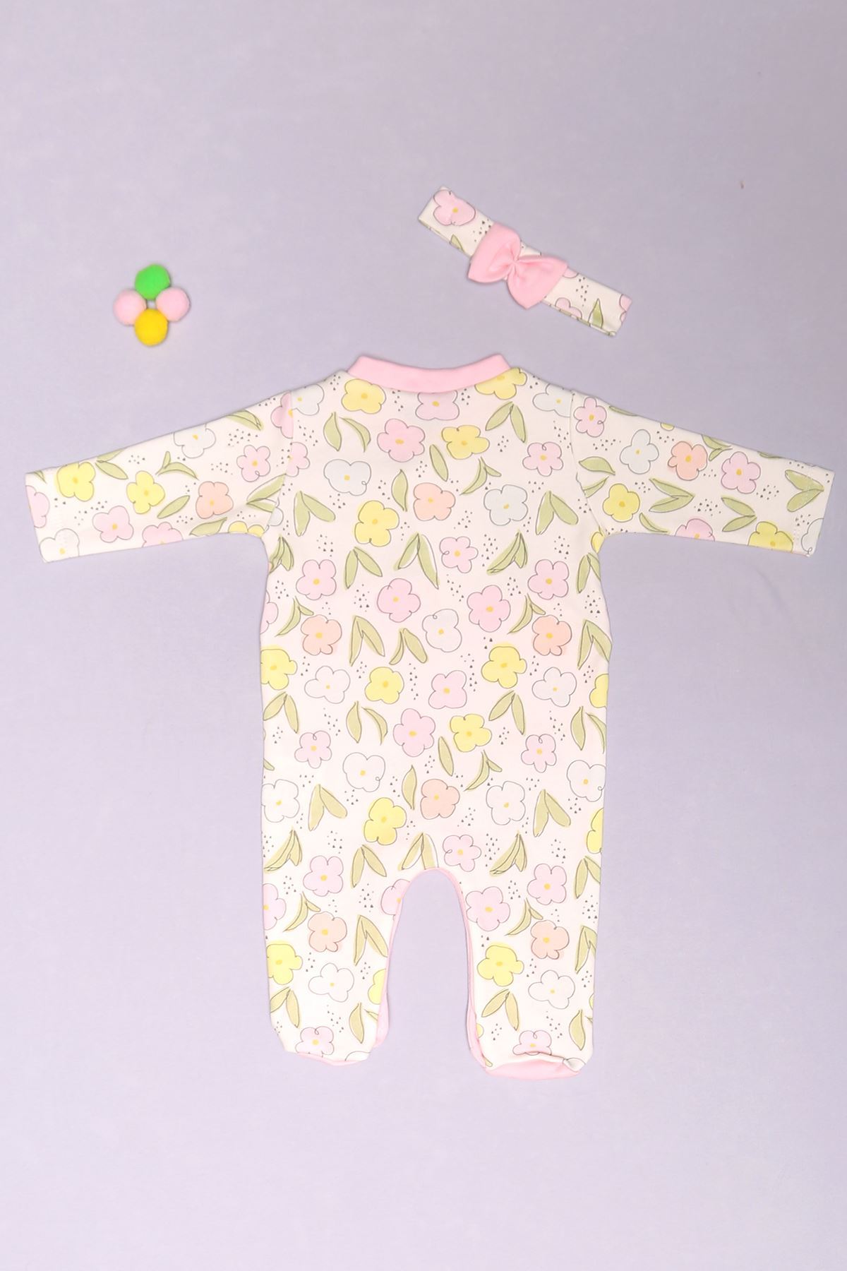 3-12 Months Baby Jumpsuit Pink - 01206.1803.