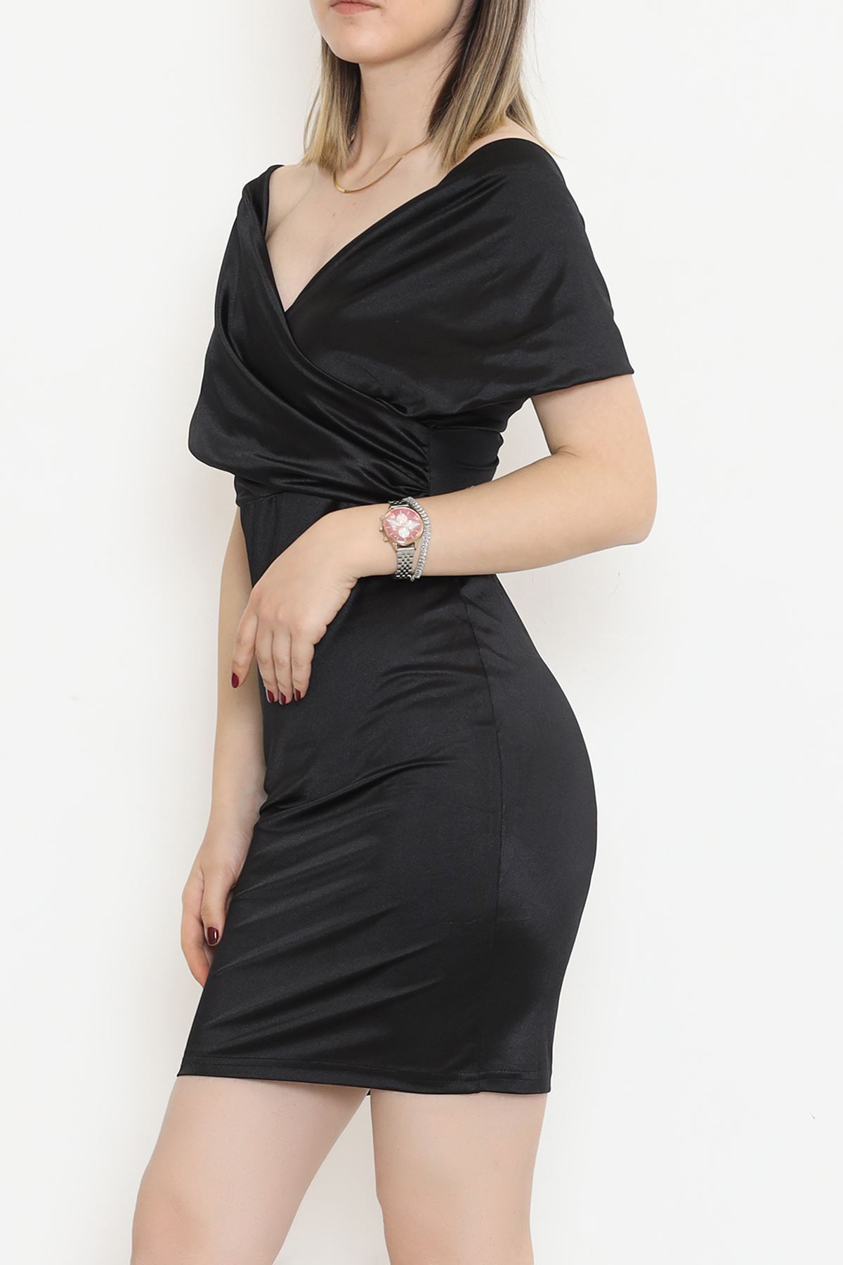 Satin Dress Black - 582833.1592.