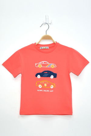 1-4 Years Embroidered Kids T-Shirt Pomegranate Blossom - 124409.1576.