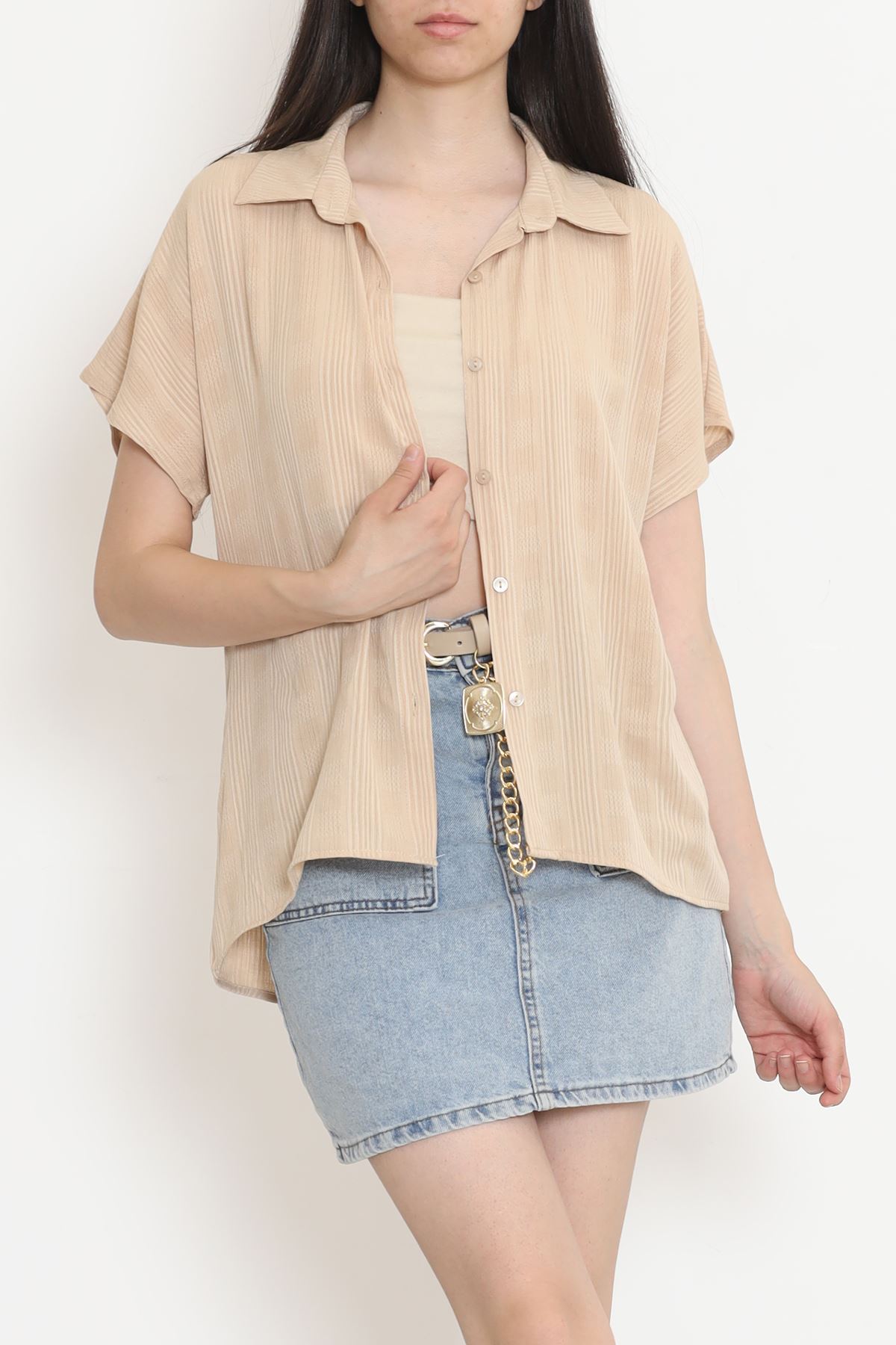 Bat Sleeve Shirt Beige - 16508.1775.