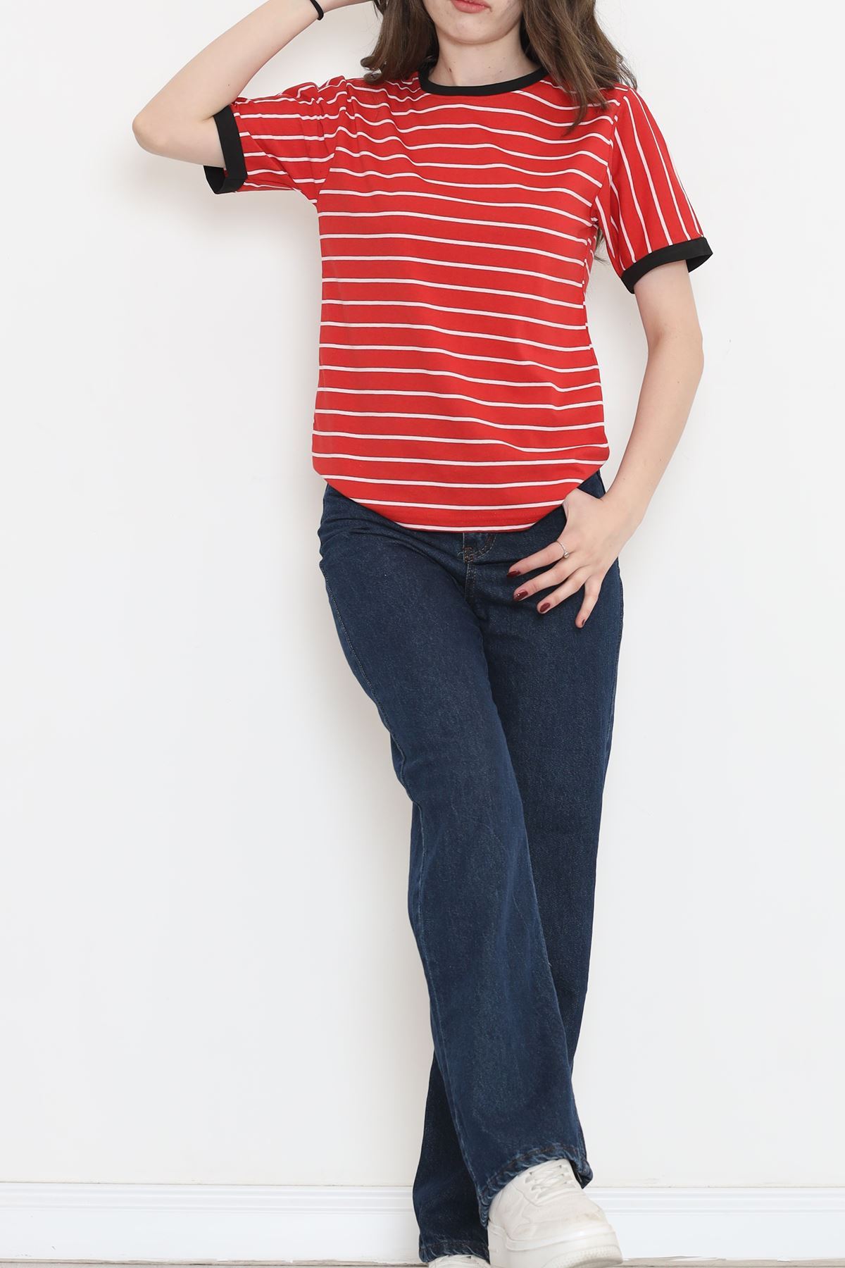 Striped Suprem T-shirt Red-Black - 15919.1567.