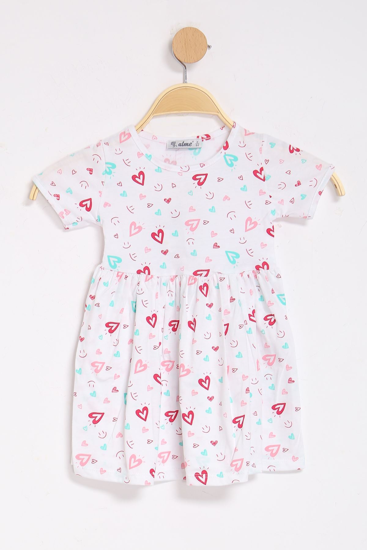 1-4 Years Meters Printed Children's Dress White - 524159.1576.