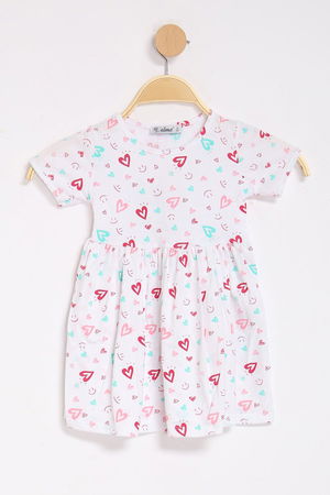 1-4 Years Meters Printed Children's Dress White - 524159.1576.