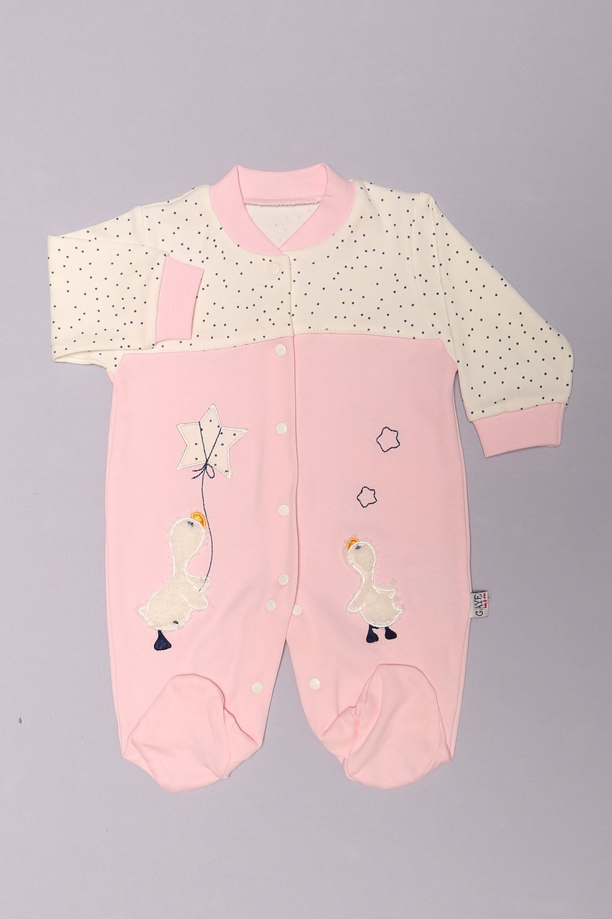 1-6 Month Baby Jumpsuit Pink - 02276.1803.