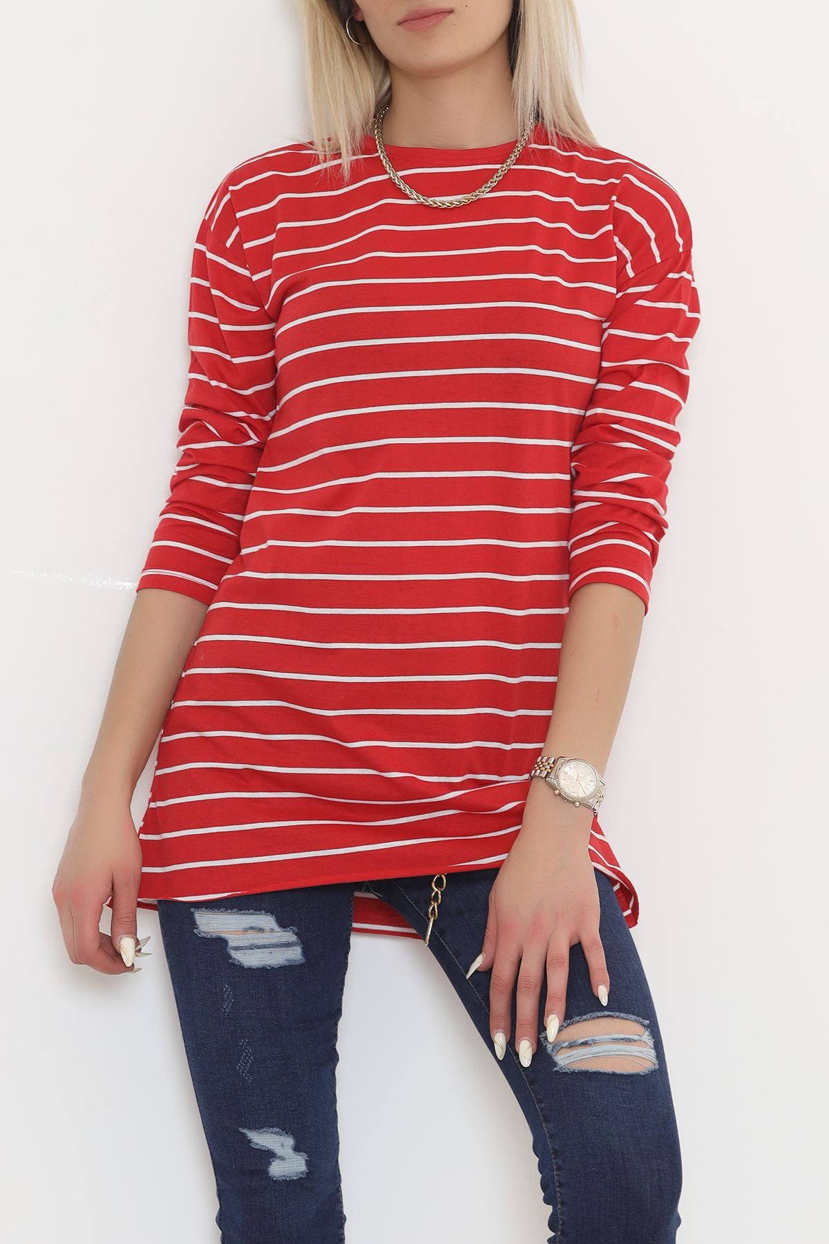 Striped Tunic Red - 11313.1567.