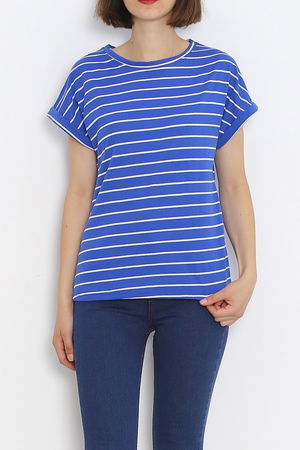 Single Jersey Striped Duplex T-Shirt Saks - 15918.1567.