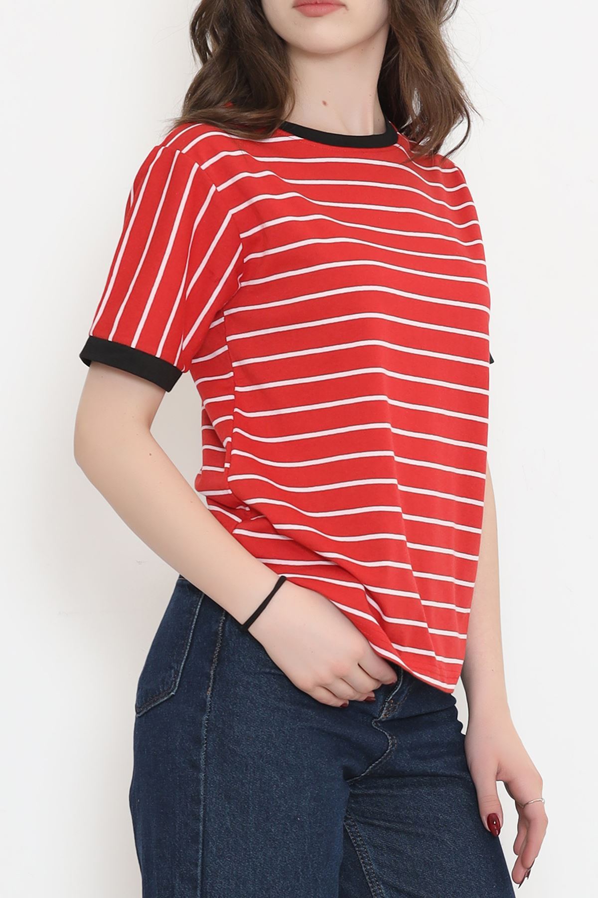 Striped Suprem T-shirt Red-Black - 15919.1567.