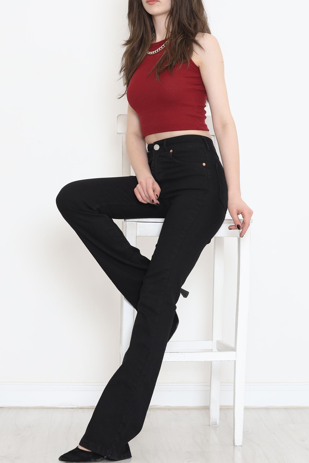 Flared Jeans Black1 - 17274.1431.