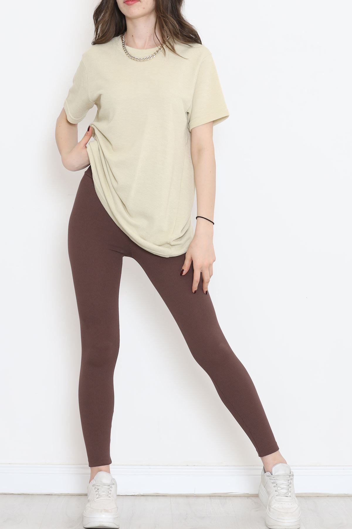 Crep T-shirt Beige - 152431.275.