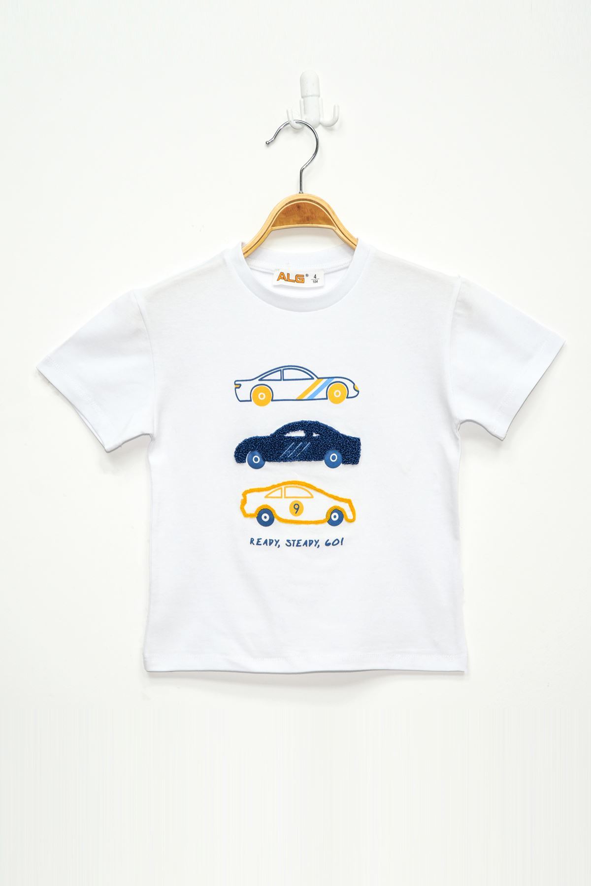 1-4 Years Embroidered Kids T-Shirt White - 124409.1576.