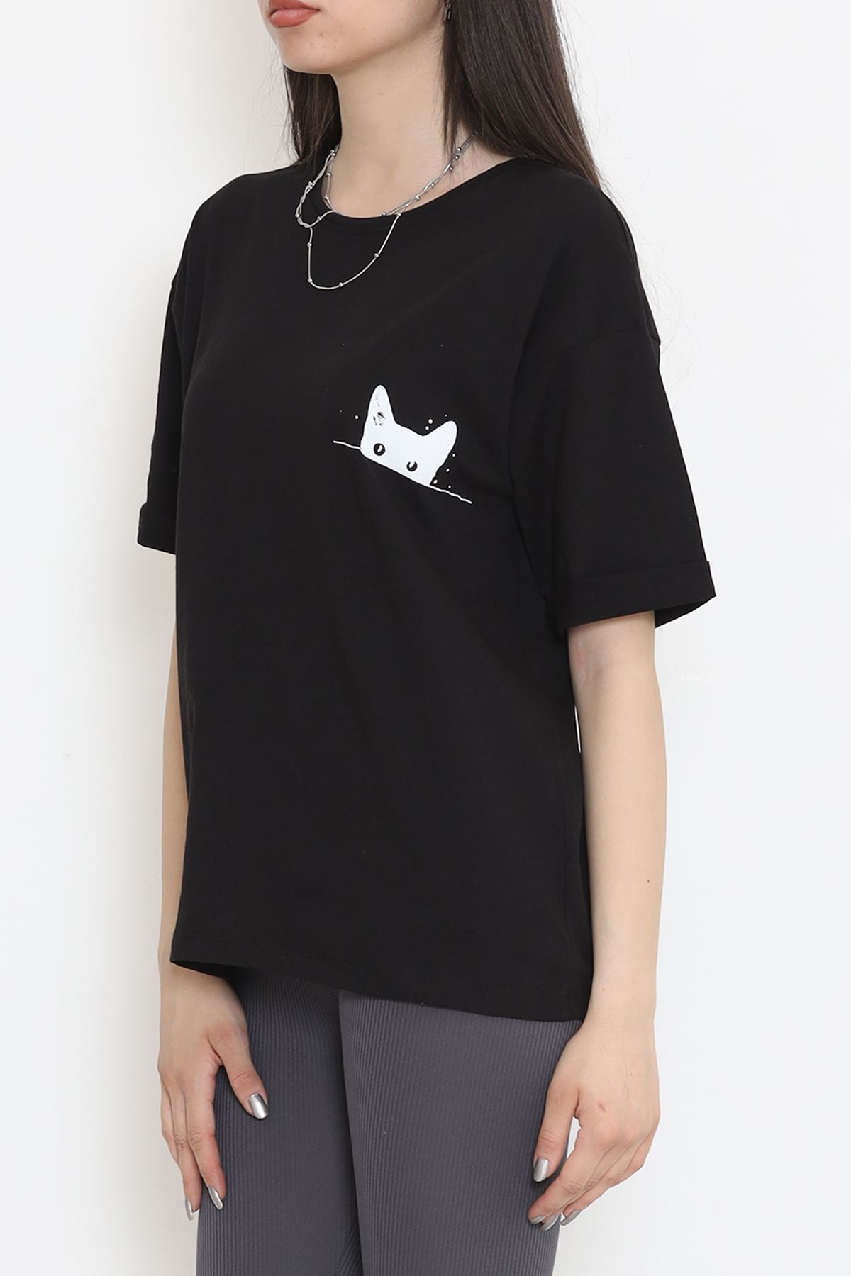 Printed T-shirt Black - 16531.1567.