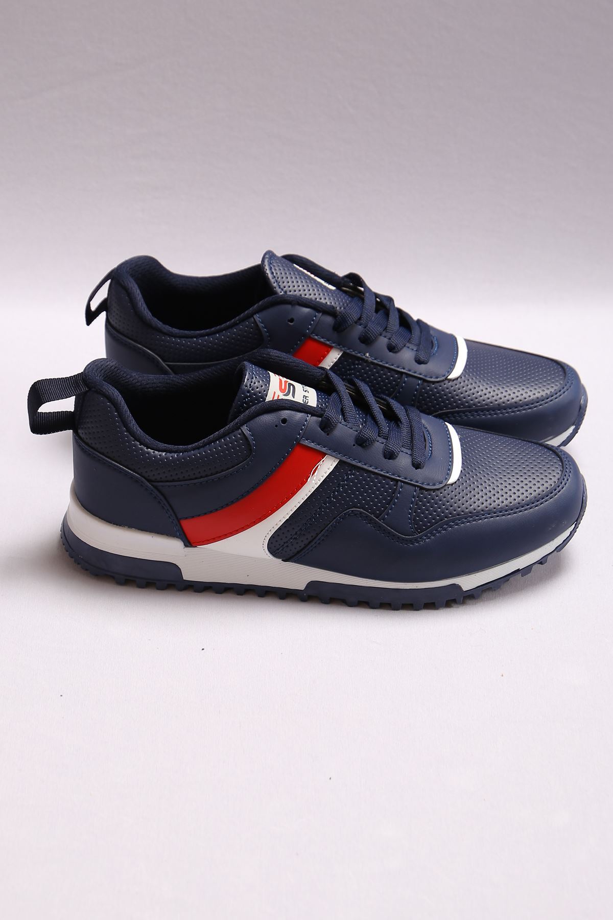 Men's Sneakers Navy Red - 18518.264.