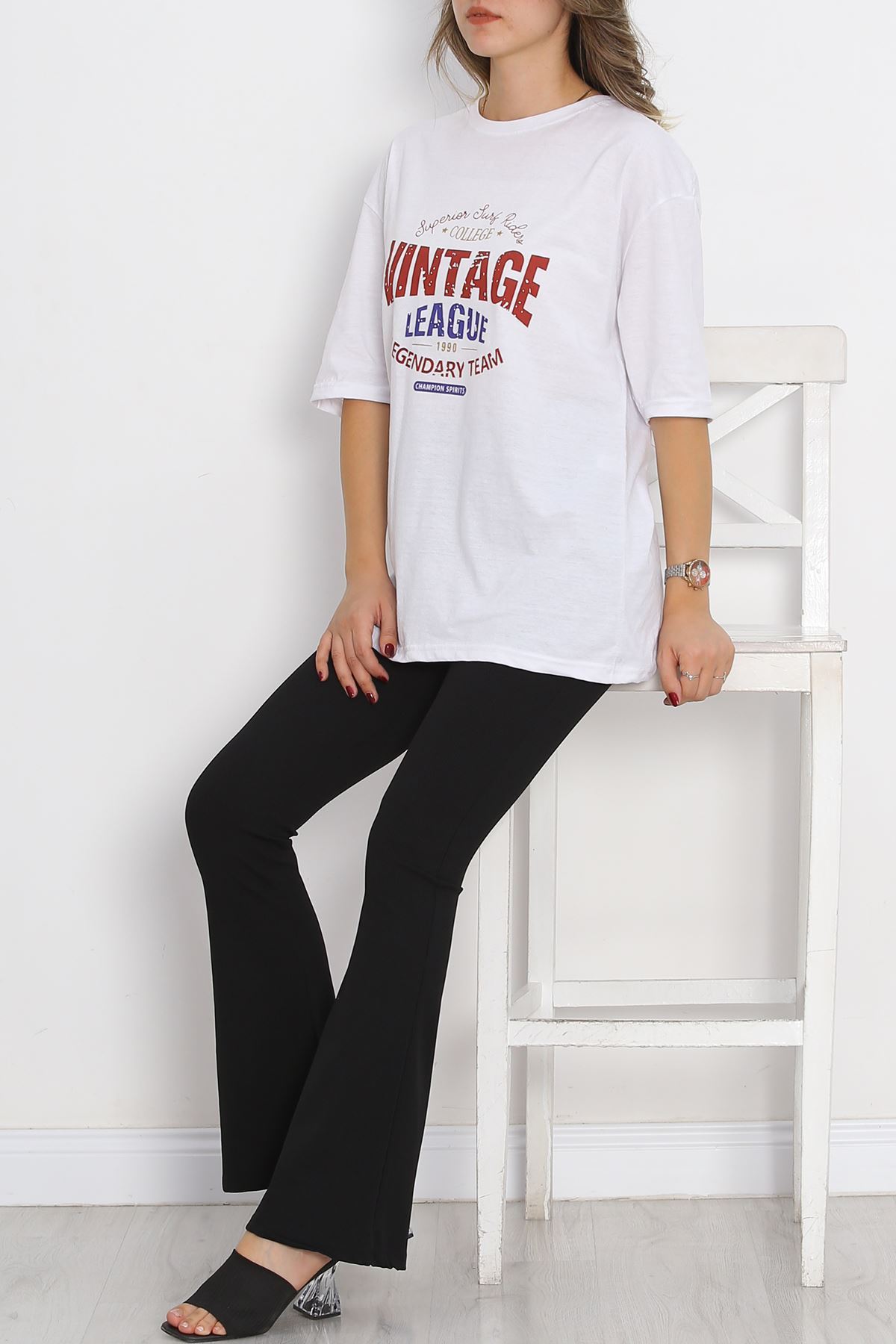 Printed T-shirt White - 16832.1567.