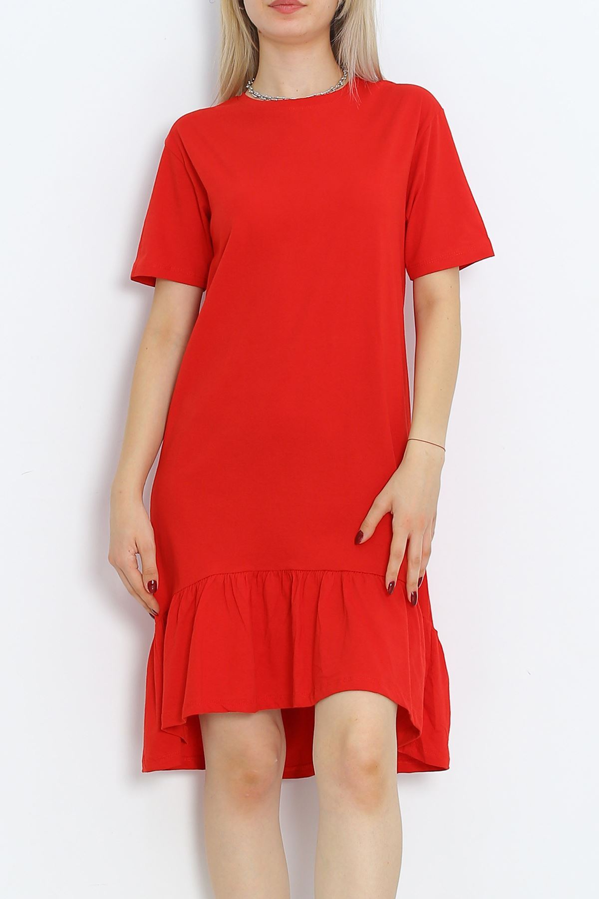 Ruffled Dress Red - 15868.1567.