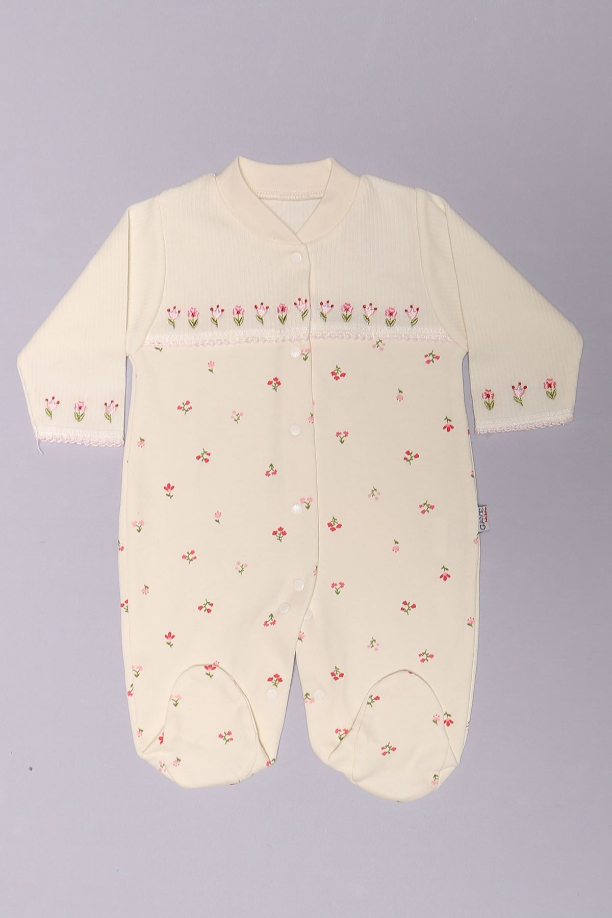 1-6 Month Baby Jumpsuit Ekrupembe - 02267.1803.