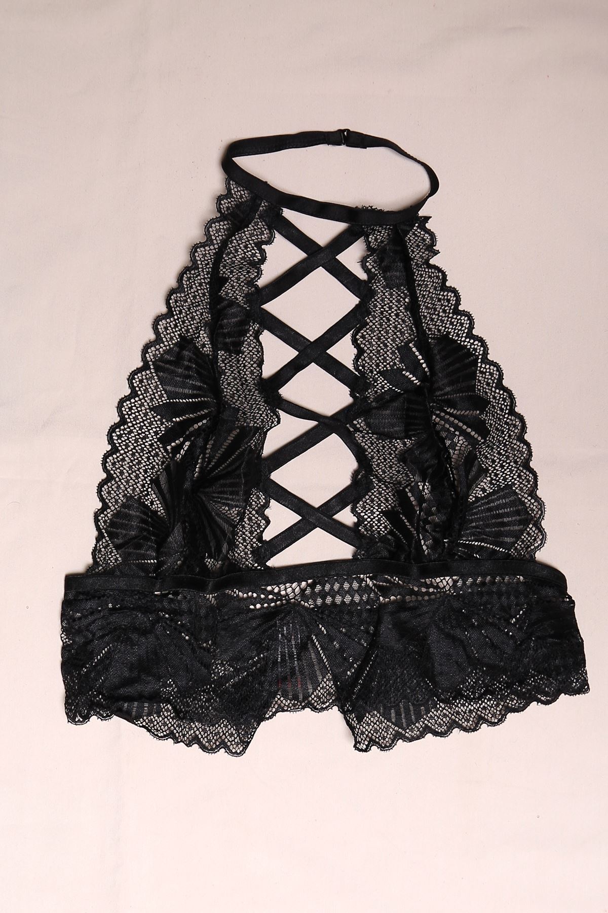 Rope Detailed Bralet Set Black - 3056.1364.