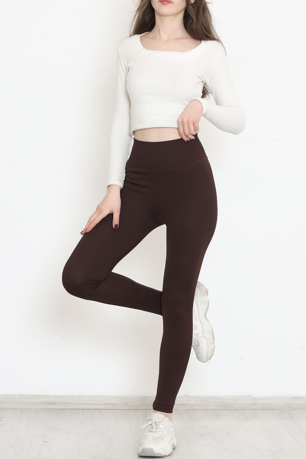 Corduroy Leggings Brown1 - 10751.1098.