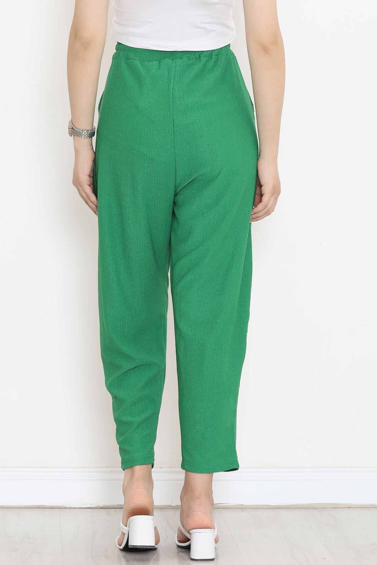 Elastic Waist Pants Green - 10534.1059.