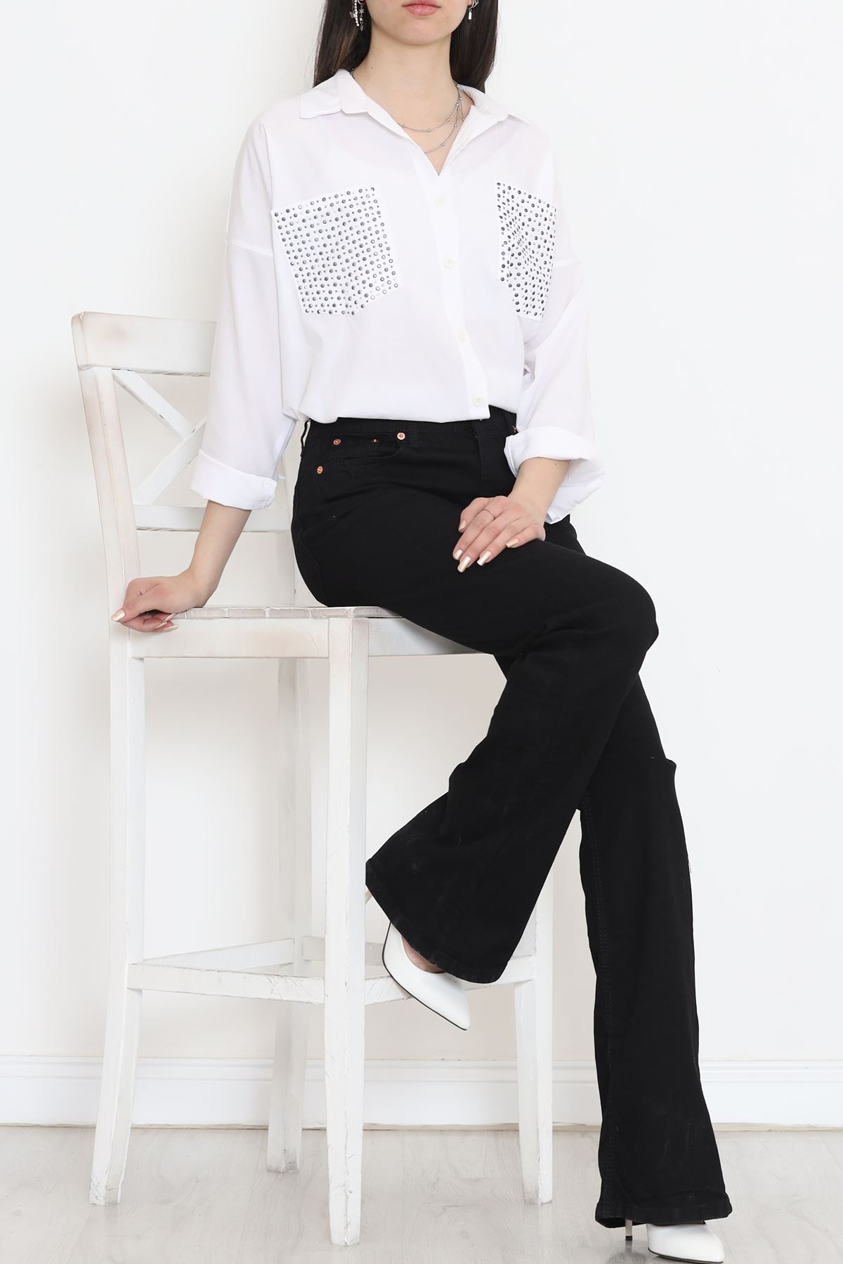 Flared Jeans Black2 - 17274.1431.