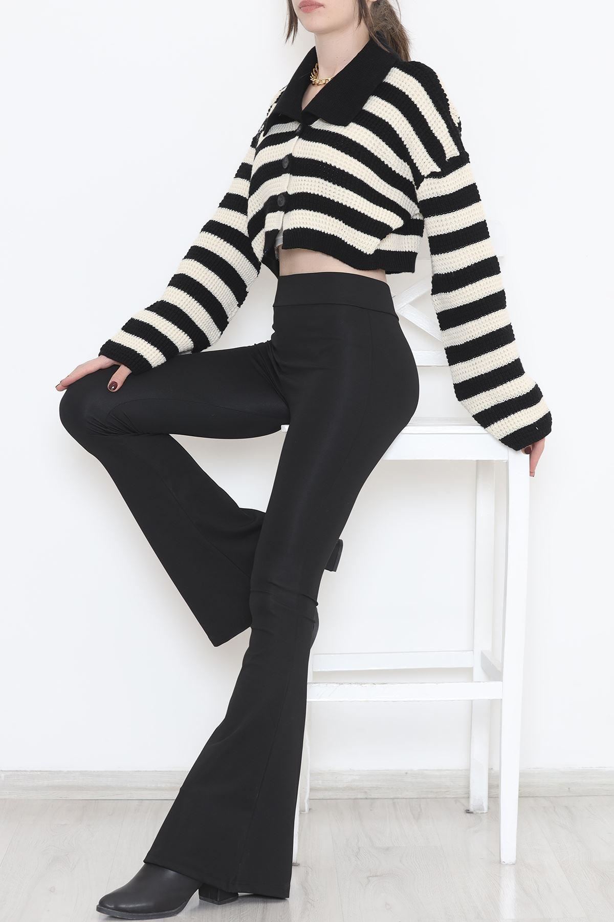 Flared Leggings Black1 - 9279.1098.