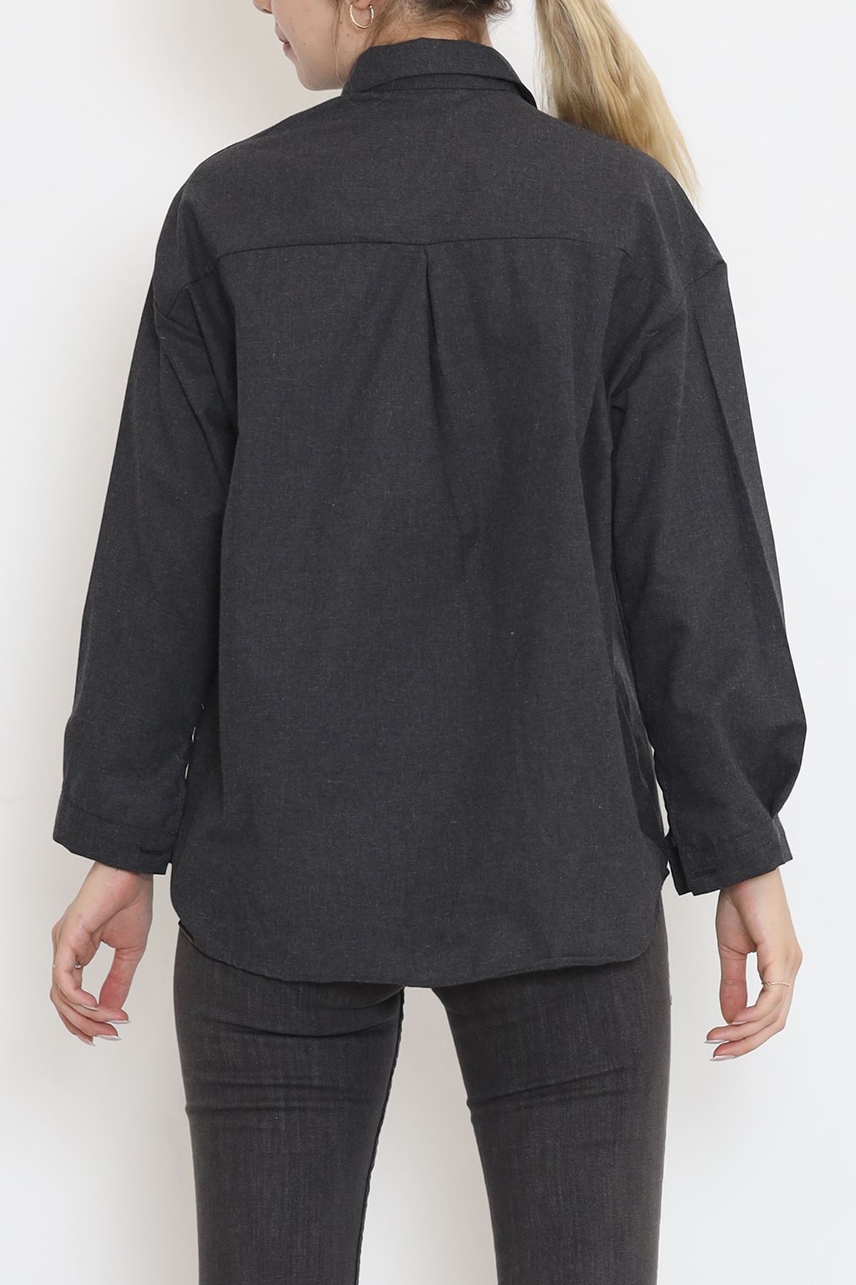 Oversize Shirt Anthracite - 152444.701.