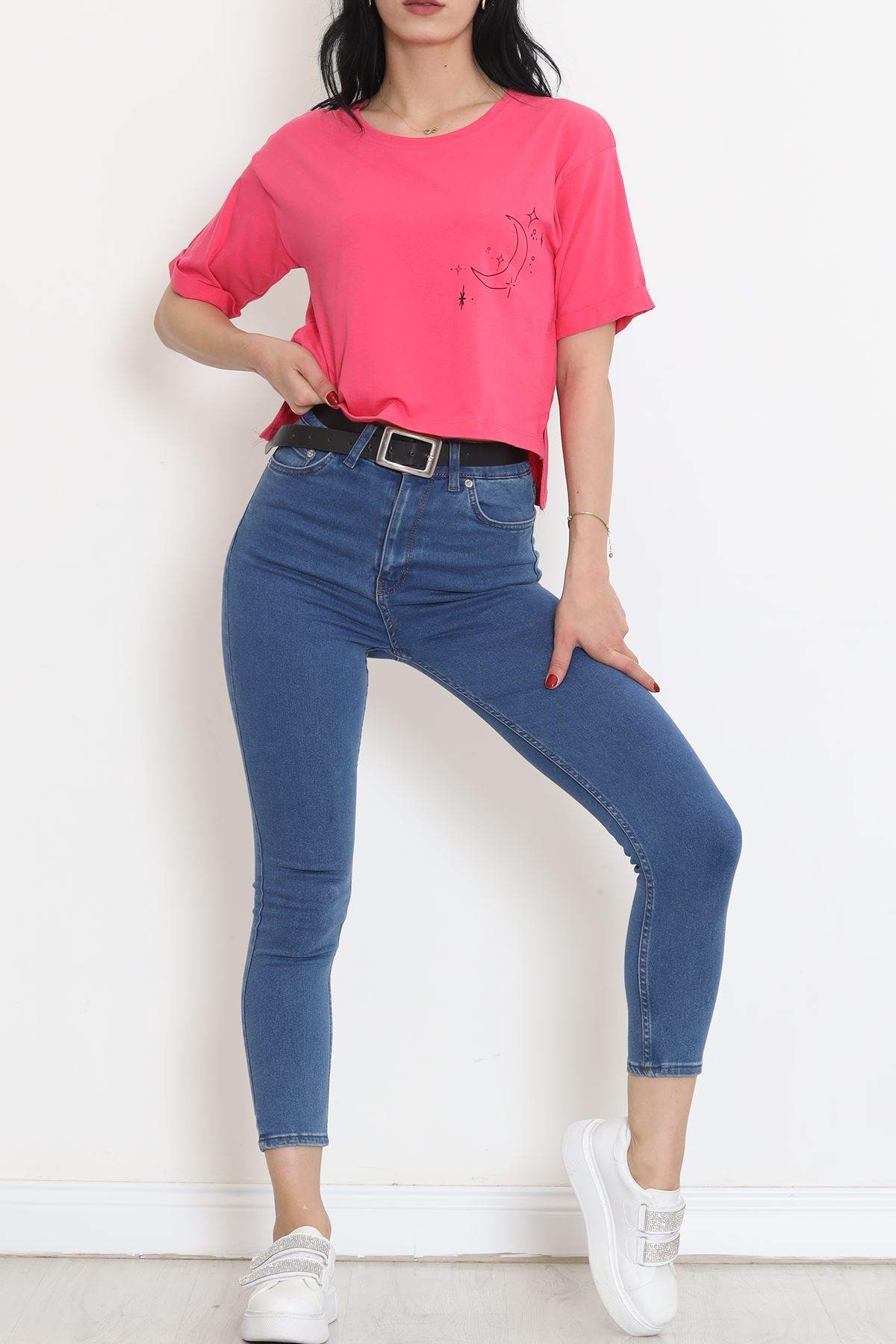 Printed Crop T-shirt Koyupembe - 18667.1567.