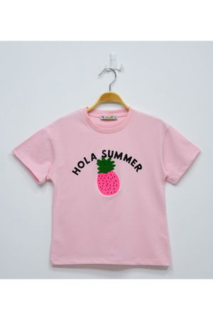 3-7 Years Embroidered T-shirt Pink - 624637.1576.