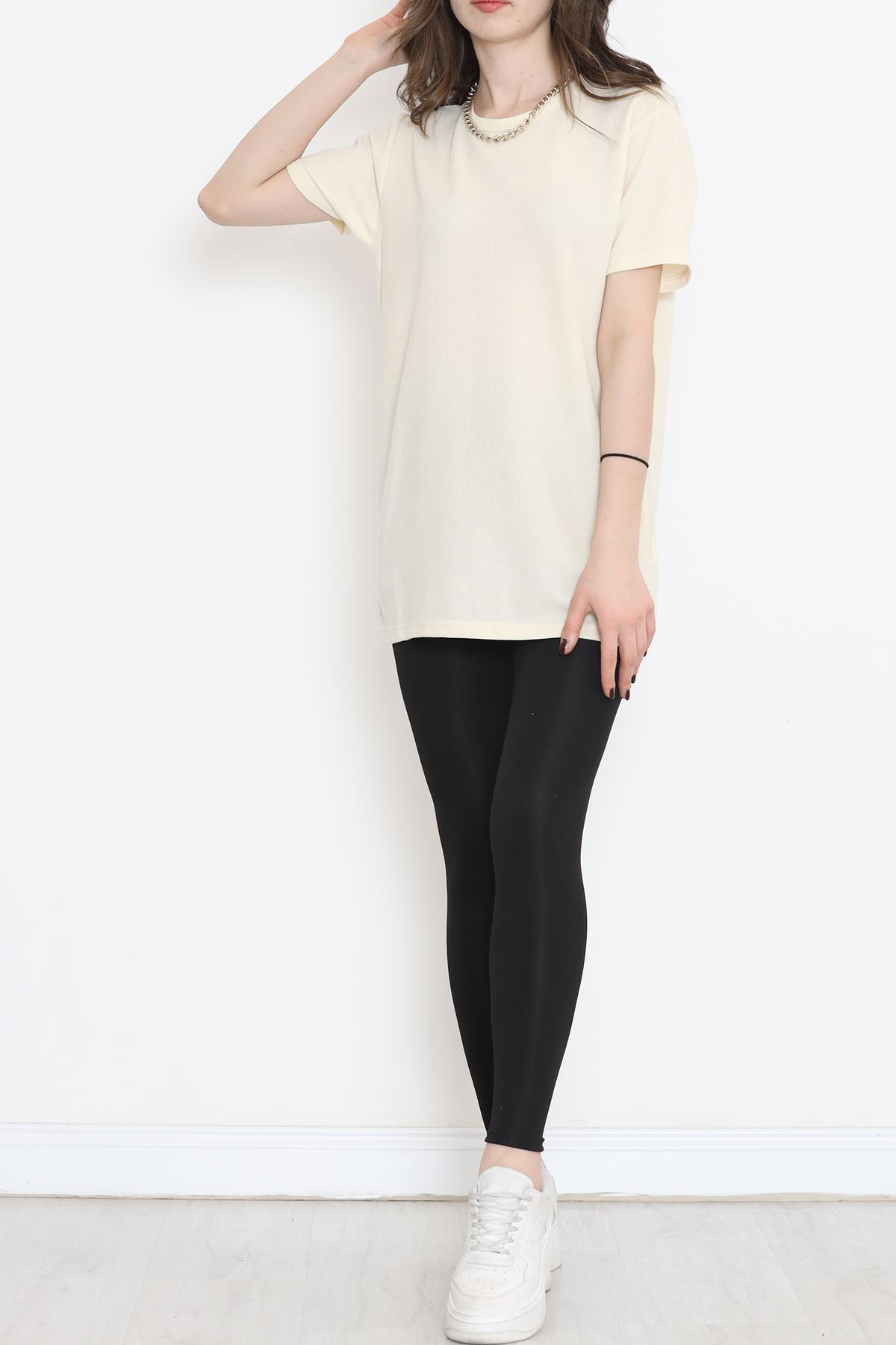 Waffle T-shirt Beige - 152433.275.