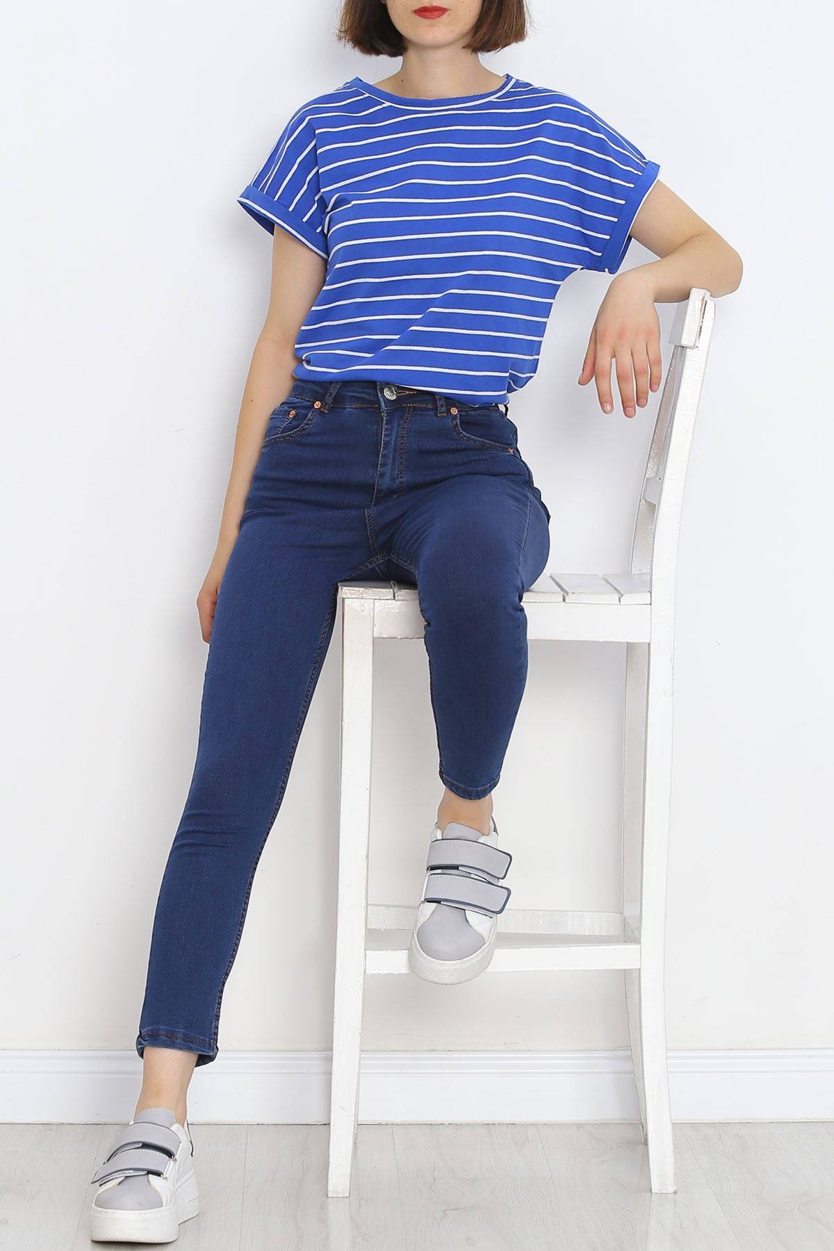 Single Jersey Striped Duplex T-Shirt Saks - 15918.1567.