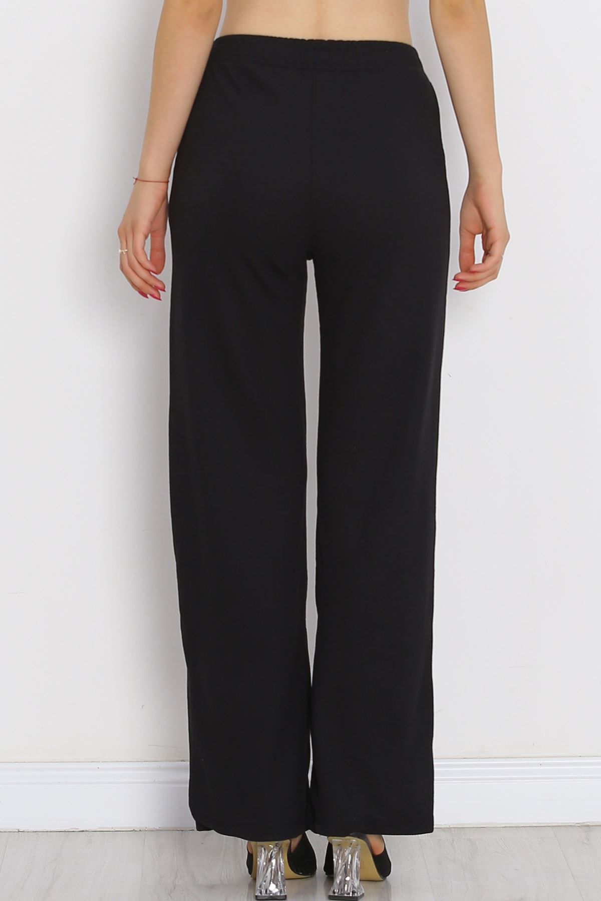 Cuff Slit Pants Black - 250.1247.