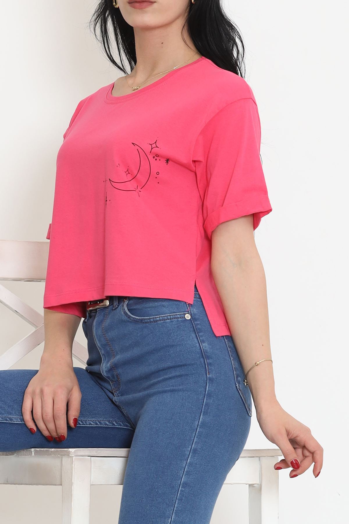 Printed Crop T-shirt Koyupembe - 18667.1567.