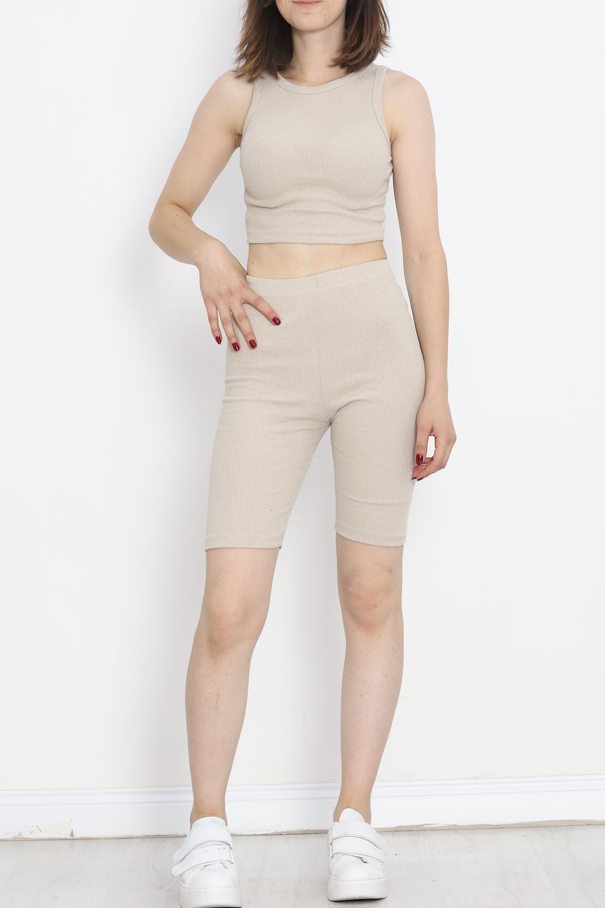 Camisole Shorts Set Stone - 16609.1567.