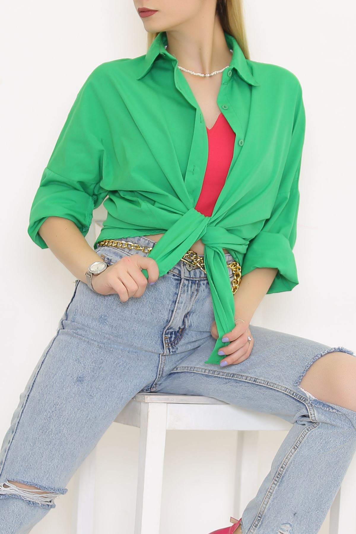 Shaggy Shirt Light Green - 293.1247.