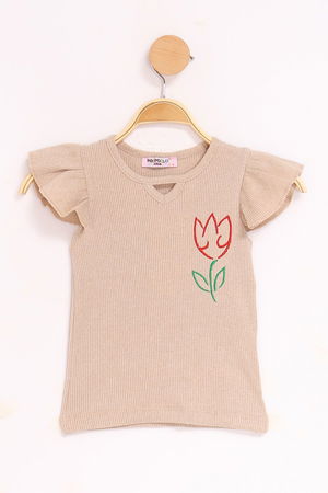 2-10 Years Children's Camisole Blouse Beige - 18840.1567.