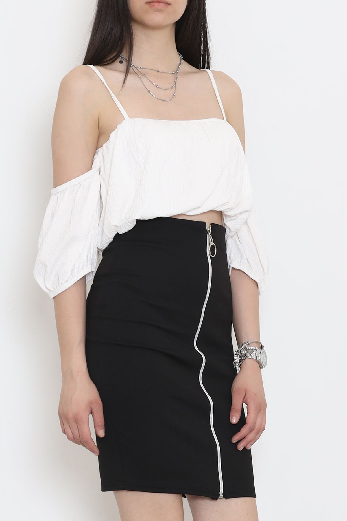 Strappy Burgundy Blouse White - 12593.631.