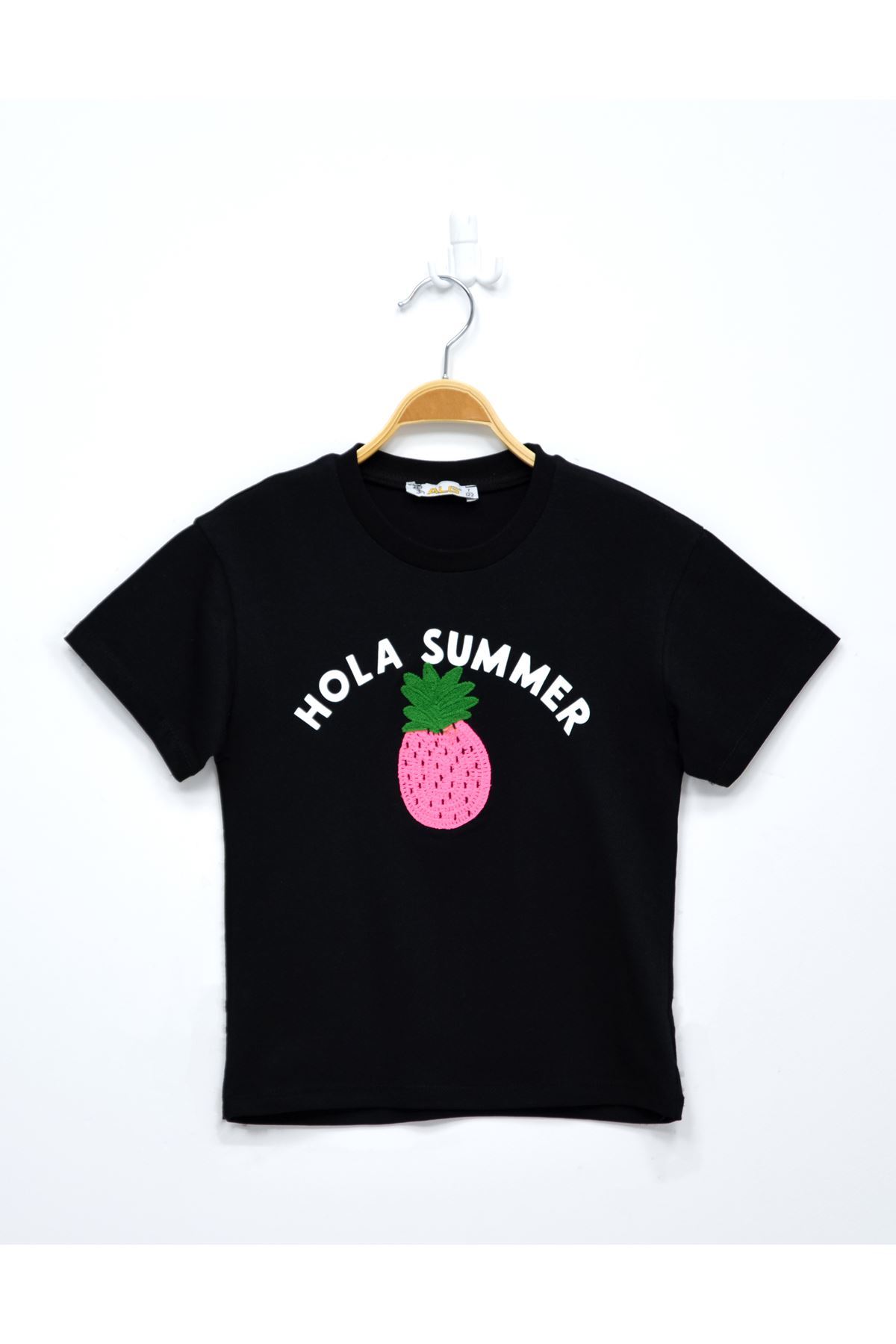 3-7 Years Embroidered T-shirt Black - 624637.1576.